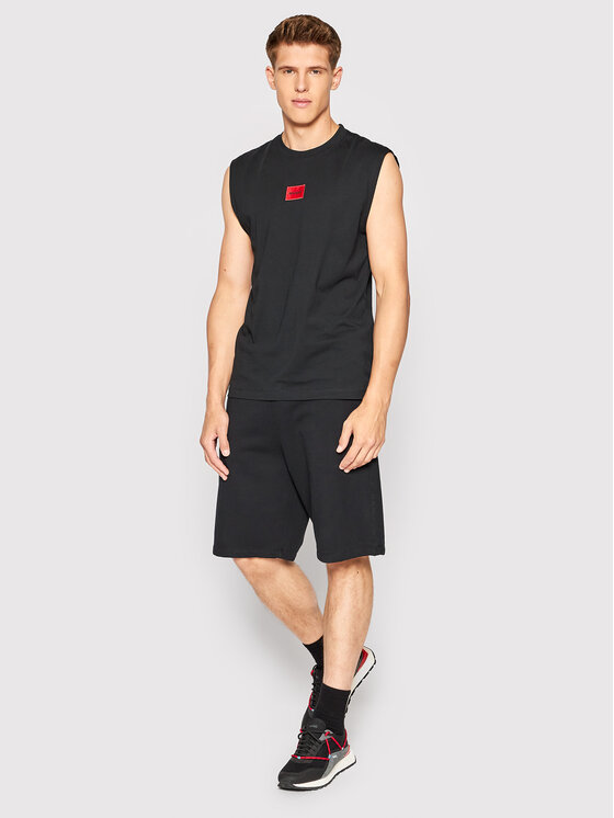 Hugo Tank Top Dankto Czarny Regular Fit Modivo Pl