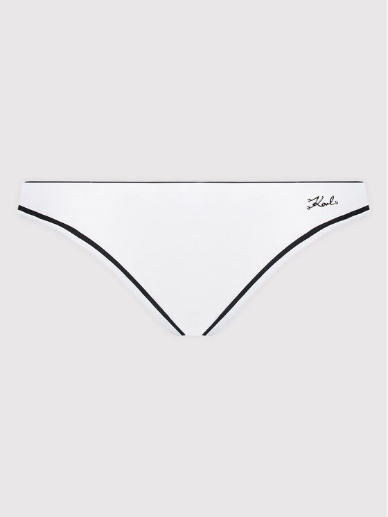 Karl Lagerfeld Bikini Unterteil Kl Wbt Wei Modivo De