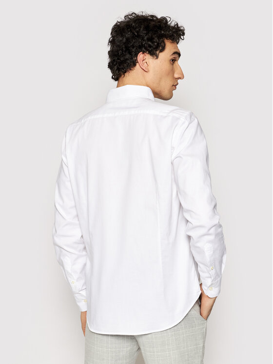 Kayhan Herrenhemd Oxford Weiß In 4XL – Klassisches Baumwollhemd, Made In Europe, Regular Fit