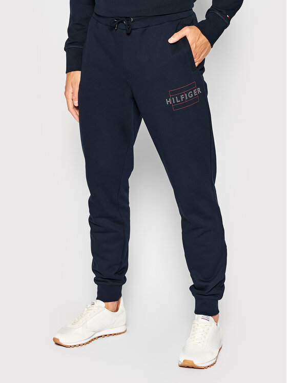 Tommy Hilfiger Jogginghose Mw0mw25599 Dunkelblau Regular Fit Modivo At